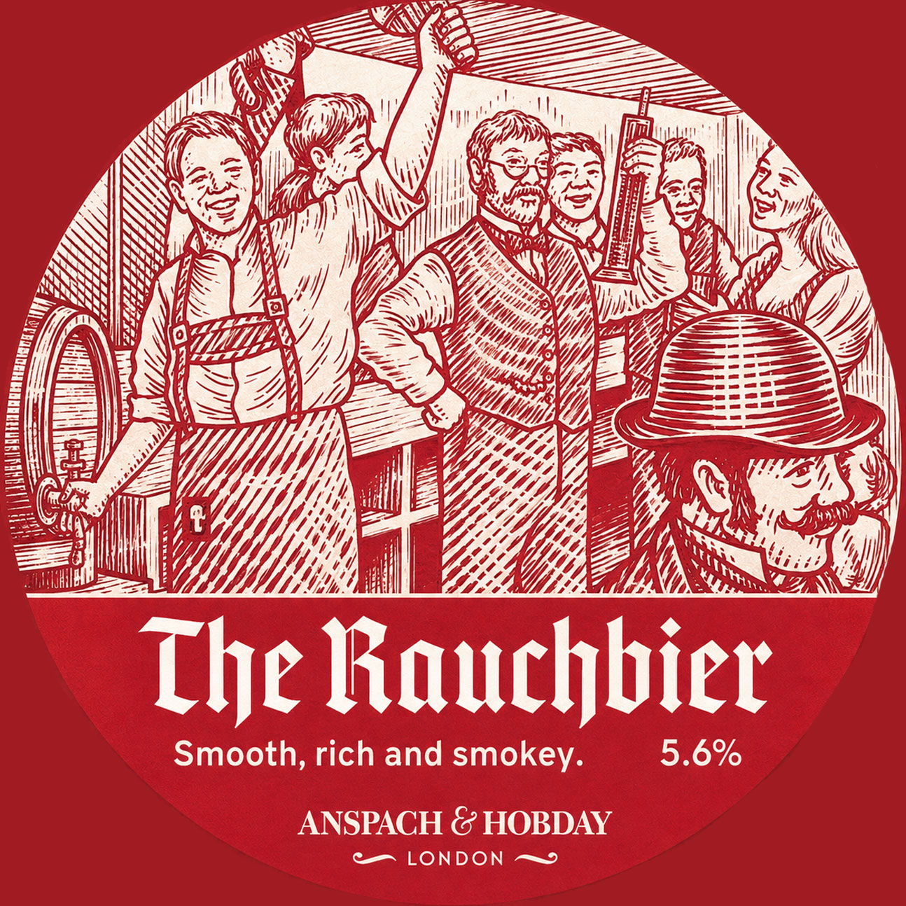 The Rauchbier beer artwork