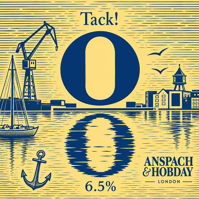 Tack! beer artwork