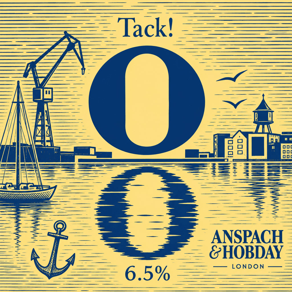 Tack! beer artwork
