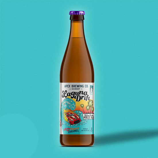 Laguna Drift beer artwork