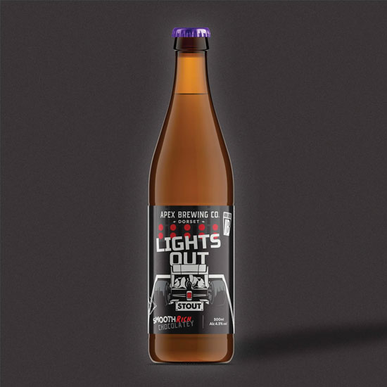 Lights Out beer artwork