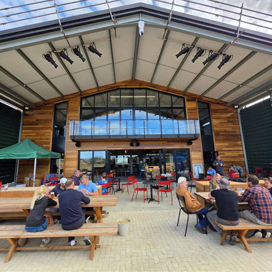 Tap Yard at Apex Brewery taproom