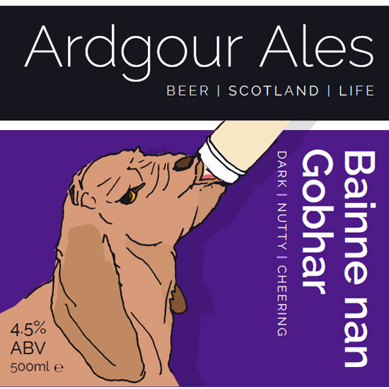 Bainne nan Gobhar beer artwork