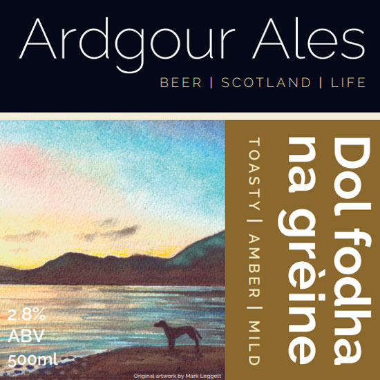 Dol fodha na grèine beer artwork