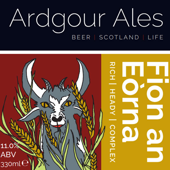 Fìon an Eòrna beer artwork