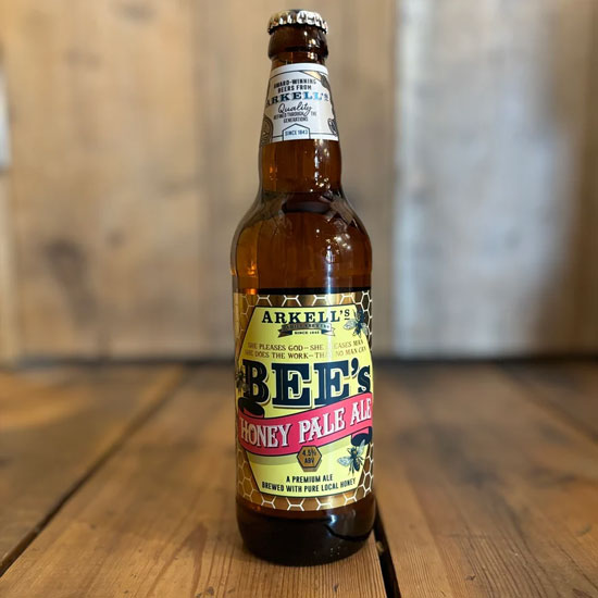 Bee's Honey Pale Ale beer artwork