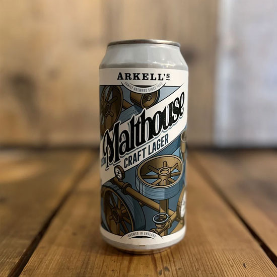 Malthouse Craft Lager beer artwork