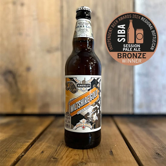 Wiltshire Gold beer artwork
