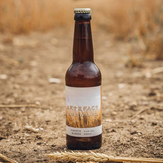 Ixworth Blonde beer artwork