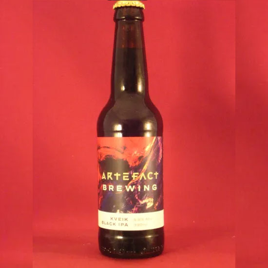 Kveik Black IPA beer artwork