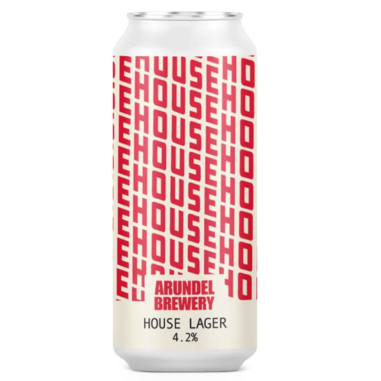 House Lager beer artwork