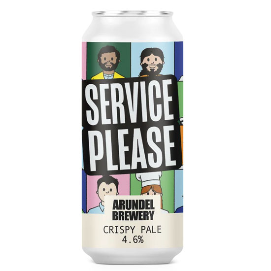 Service Please beer artwork