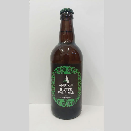 Butts Pale Ale beer artwork