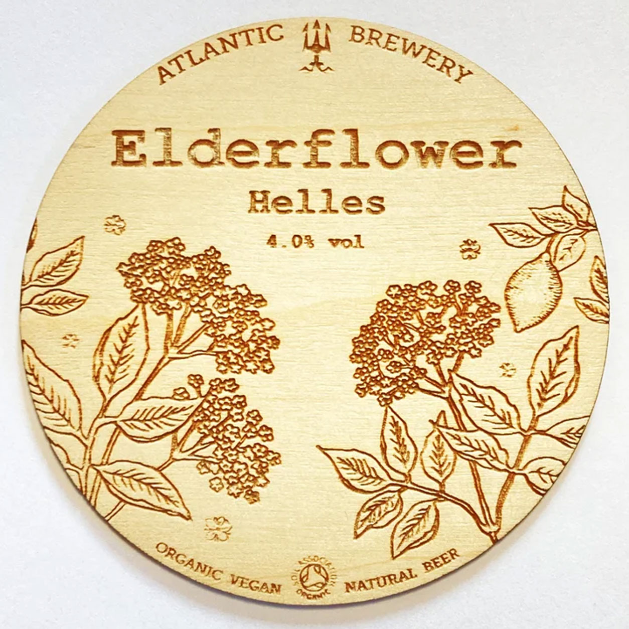 Elderflower Helles beer artwork