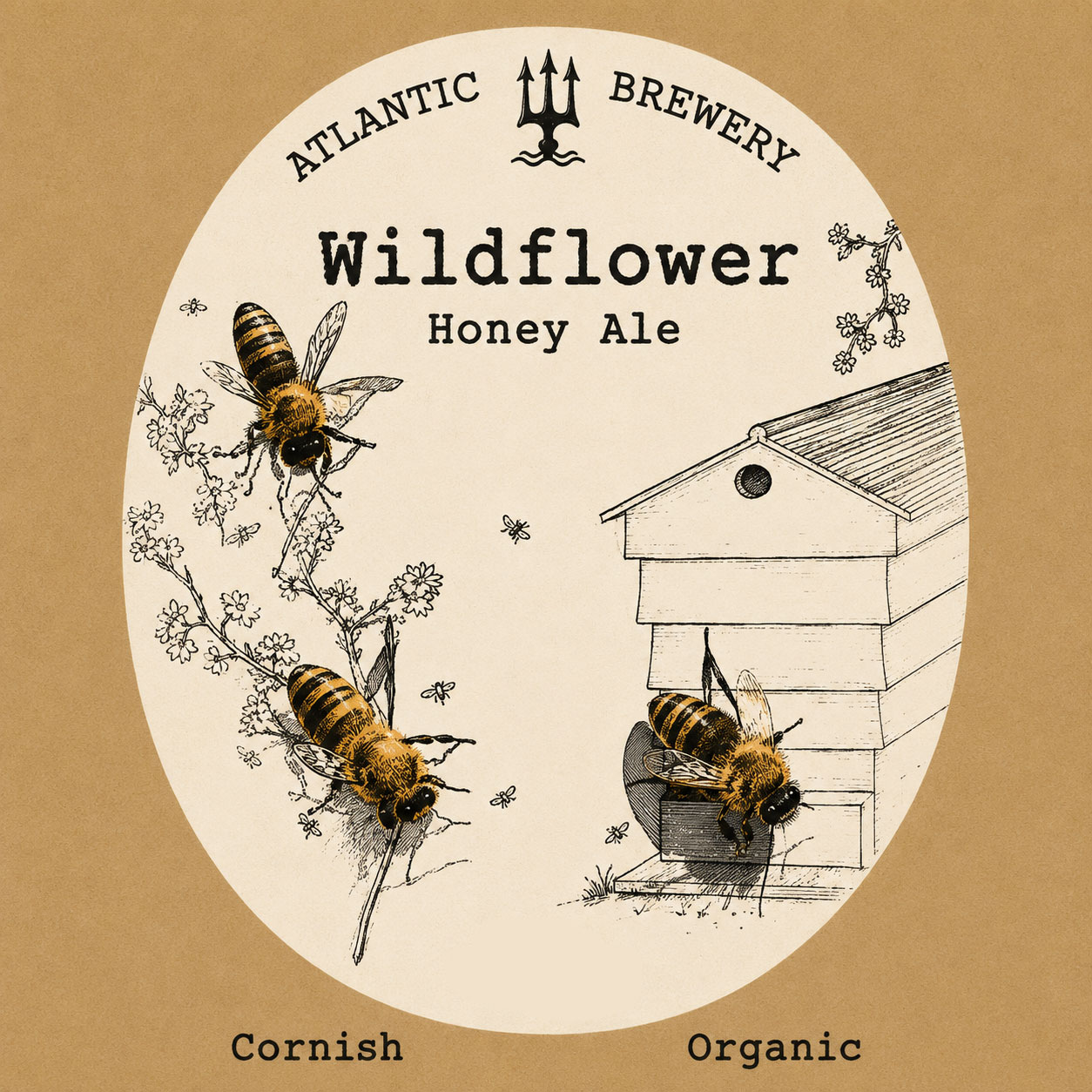 Wildflower Honey Ale beer artwork