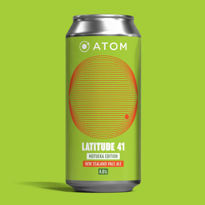 Latitude 41 - Motueka Edition beer artwork