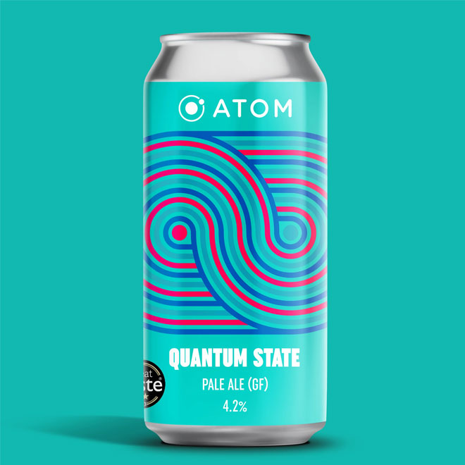 Quantum State beer artwork