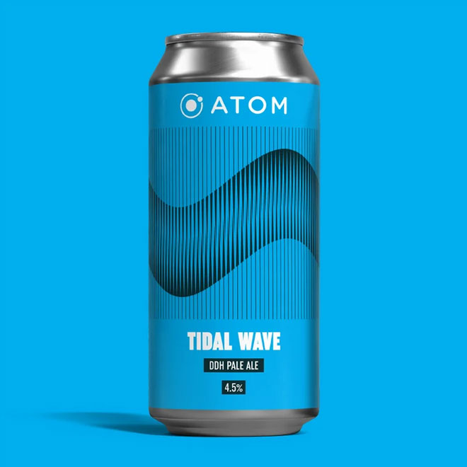 Tidal Waves beer artwork