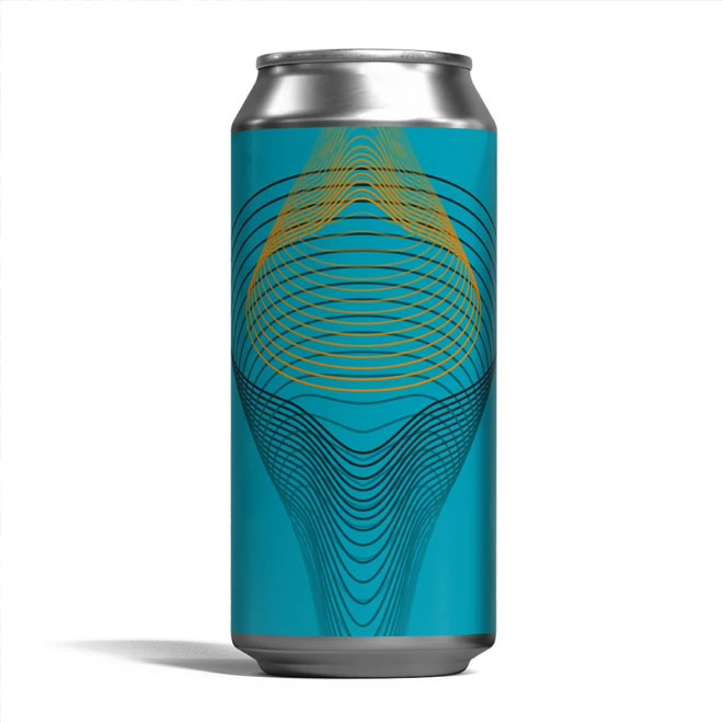 Ultrasonic beer artwork