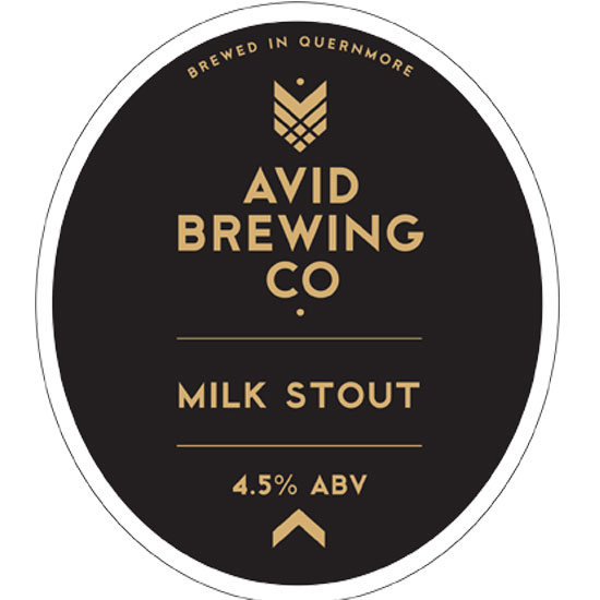 Milk Stout beer artwork
