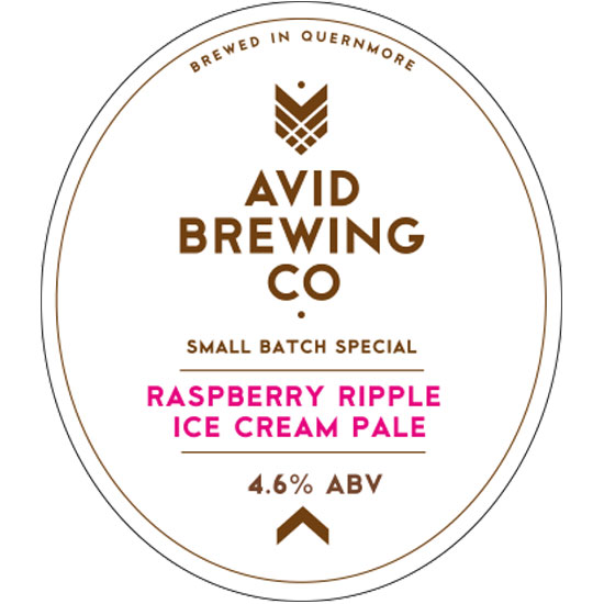 Raspberry Ripple Ice Cream Pale beer artwork