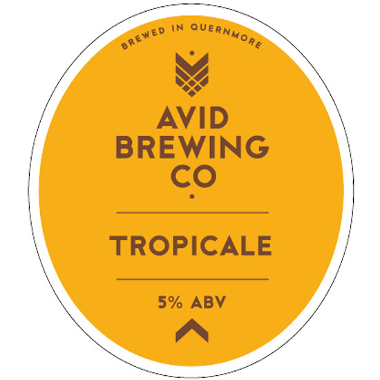 Tropic Ale beer artwork