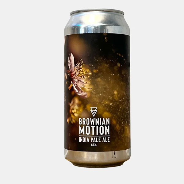 Brownian Motion beer artwork