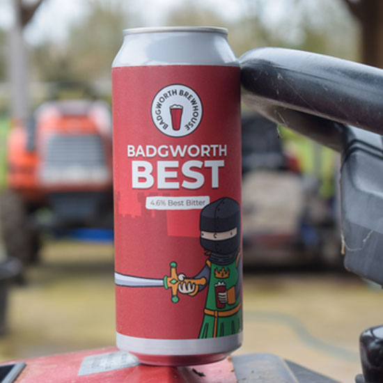 Badgworth Best beer artwork