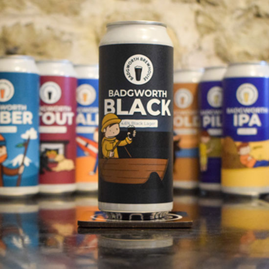 Badgworth Black beer artwork