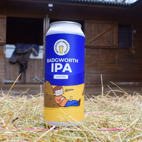 Badgworth IPA beer artwork
