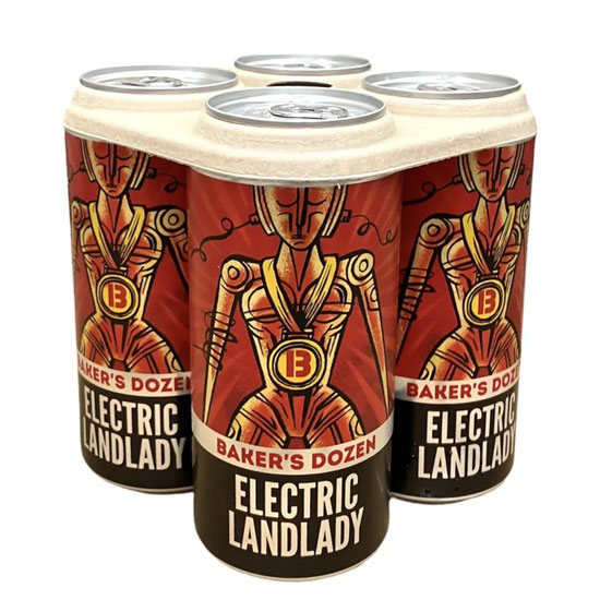 Electric Landlady beer artwork