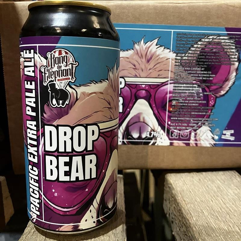 Drop Bear beer artwork