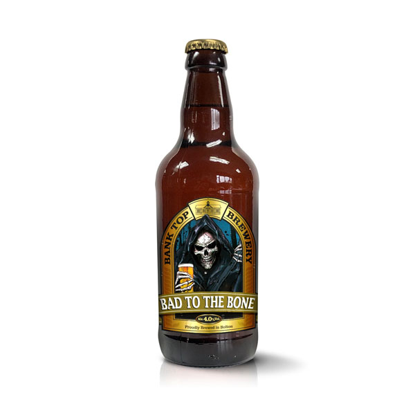Bad to the Bone beer artwork