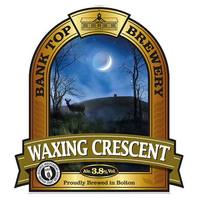 Waxing Crescent beer artwork
