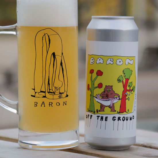 Off the Ground beer artwork