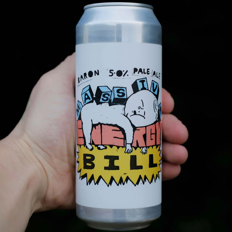 Massive Energy Bill beer artwork
