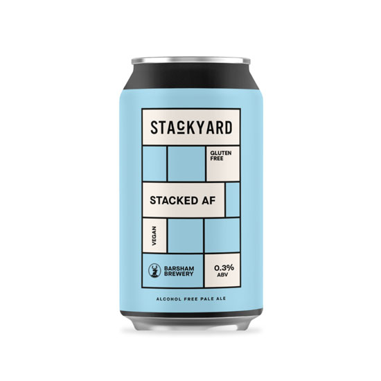 Stacked AF beer artwork