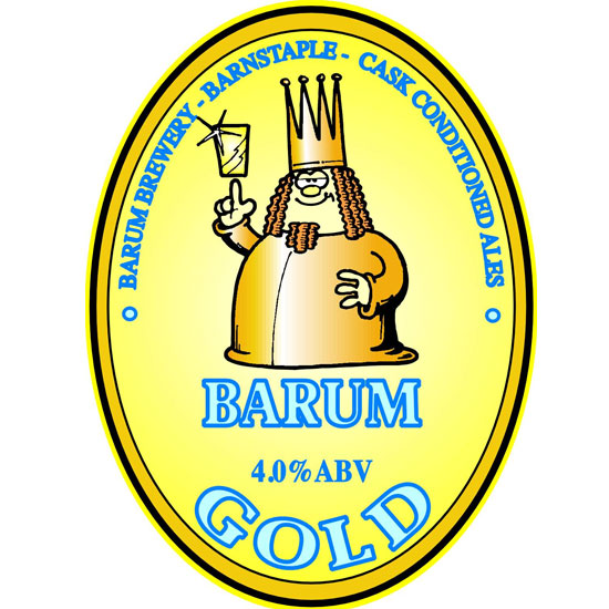 Gold beer artwork