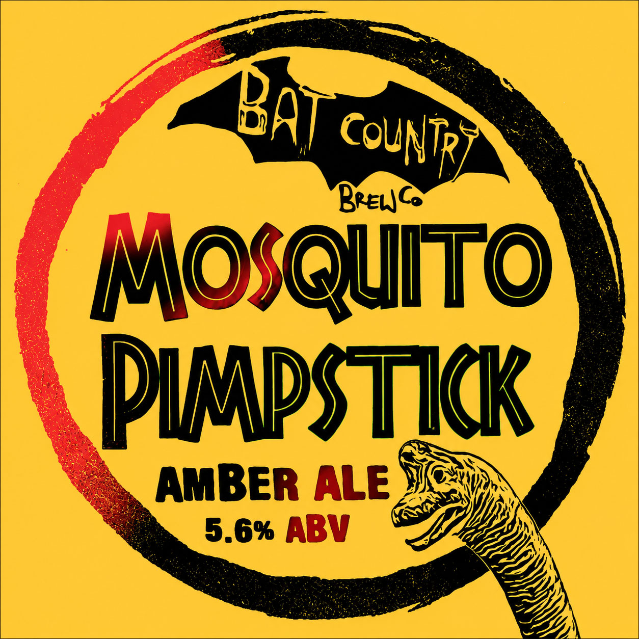 Mosquito Pimpstick beer artwork