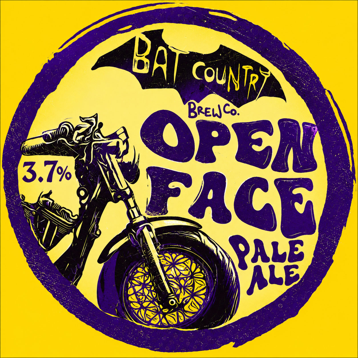 Open Face beer artwork
