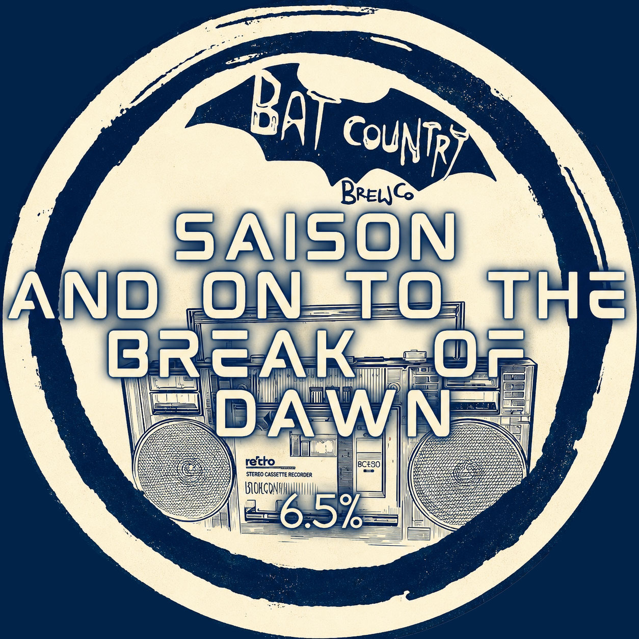 Saison And On Till The Break of Dawn beer artwork