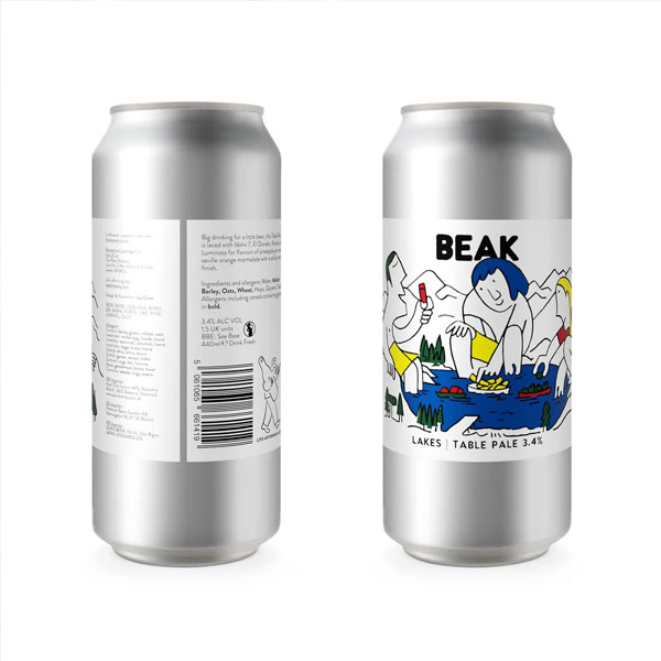 Lakes beer artwork