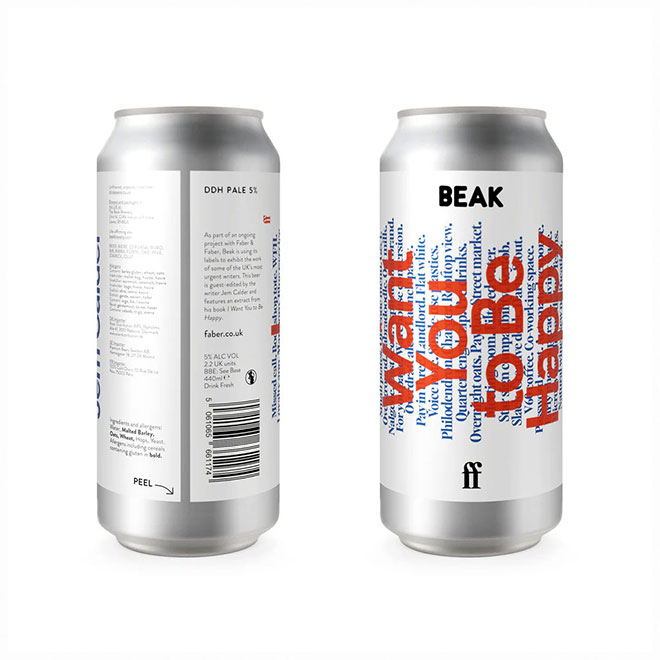 I Want You to Be Happy beer artwork