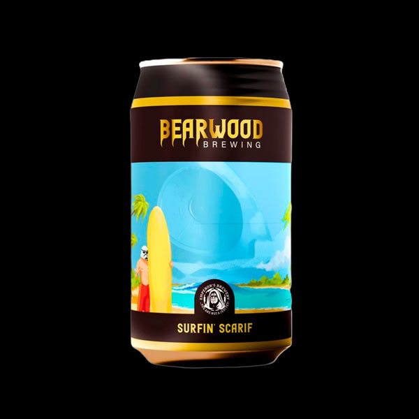 Surfin' Scarif beer artwork