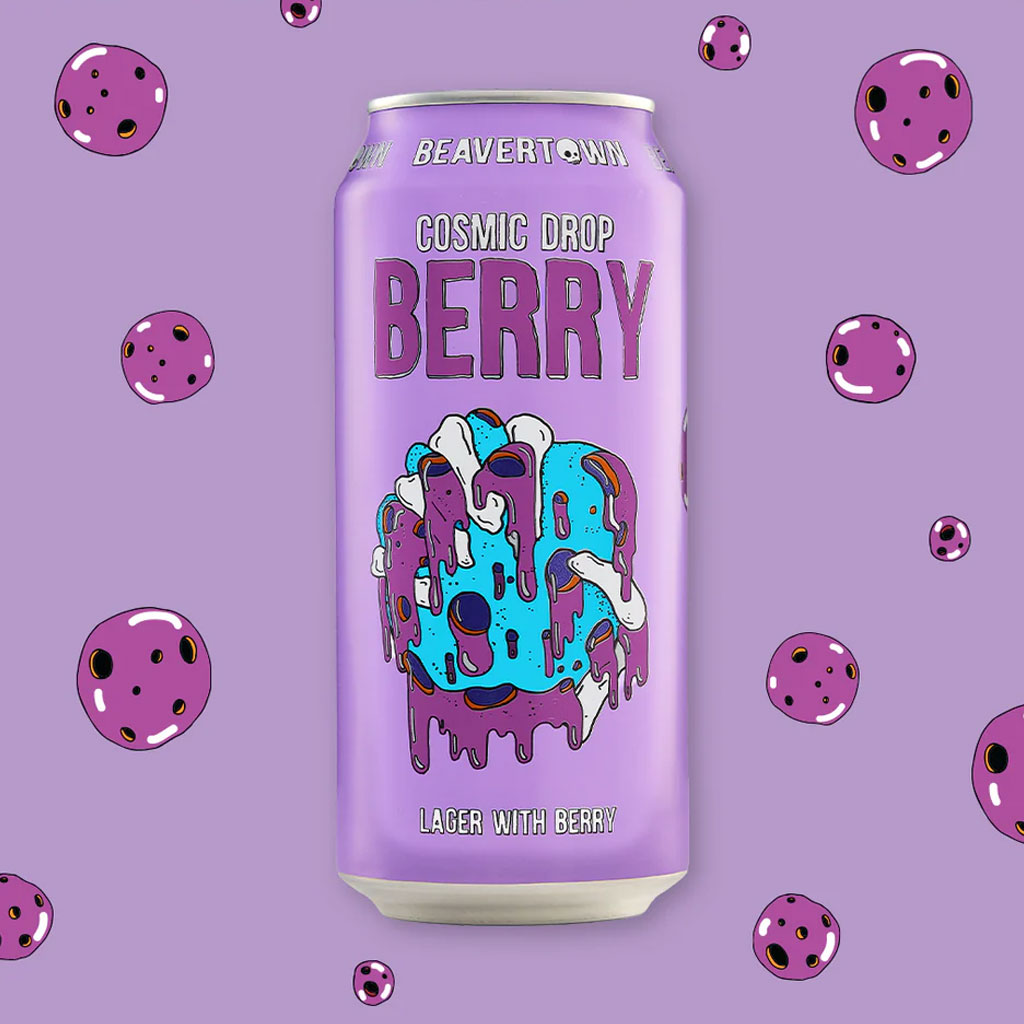 Cosmic Drop Berry beer artwork