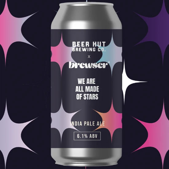 We Are All Made of Stars beer artwork