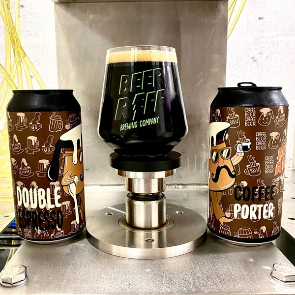 Double Espresso Coffee Porter beer artwork
