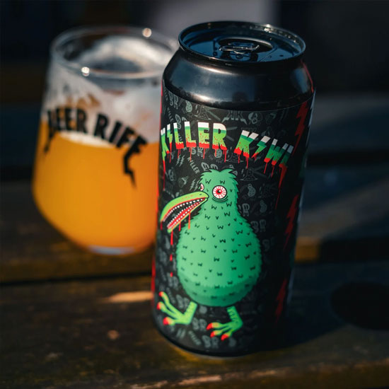 Killer Kiwi beer artwork