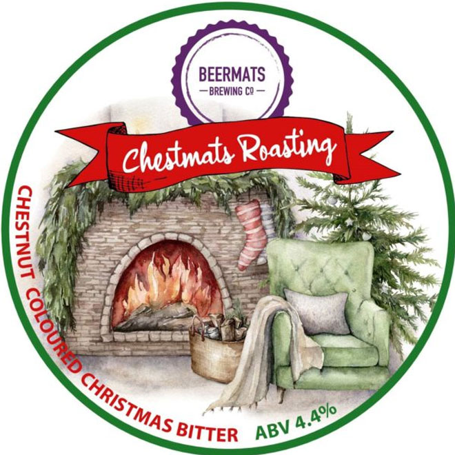 Chestmats Roasting beer artwork