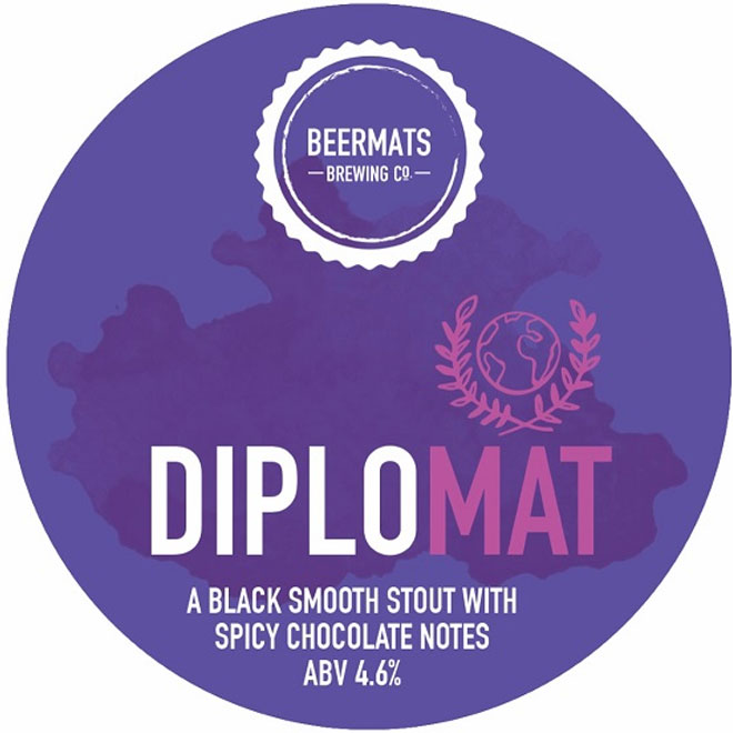 Diplomat beer artwork